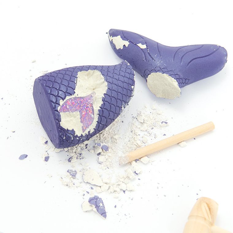 Coada de sirena, excavare, set creativ