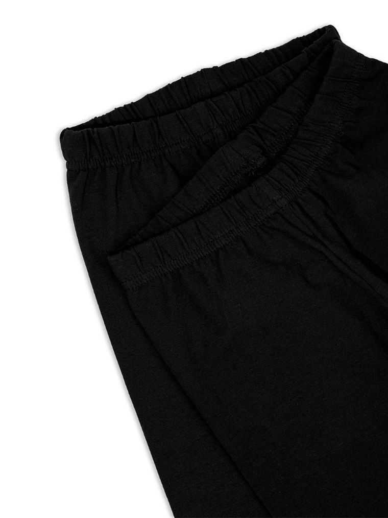 Colanti pentru fete, negru, set, 2 buc., Tup Tup