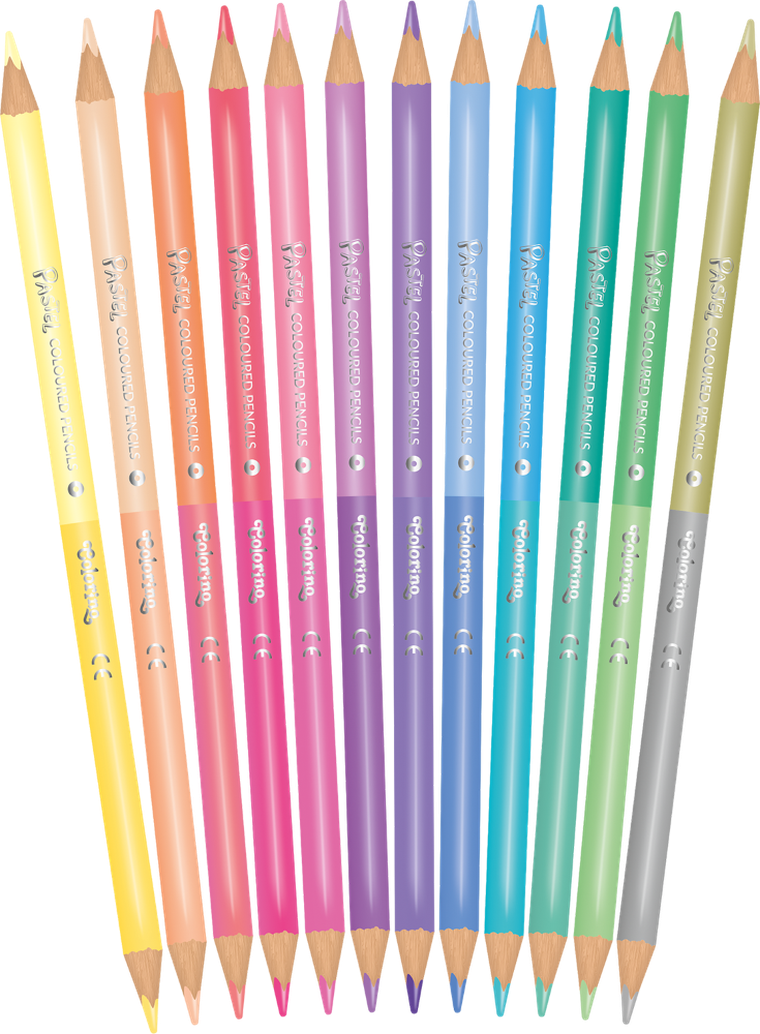 Colorino, creioane pastelate, 12/24 culori