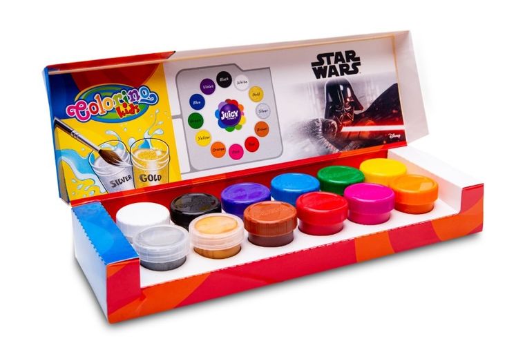 Colorino, Star Wars, vopsele pentru afise, 12 culori