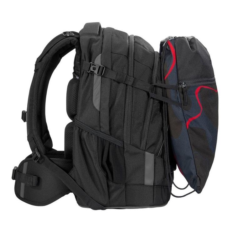 Coocazoo, rucsac cu snur, 43-34 cm, Lava Lines