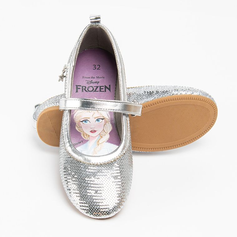 Cool Club, Balerini argintii fete, paiete, Frozen