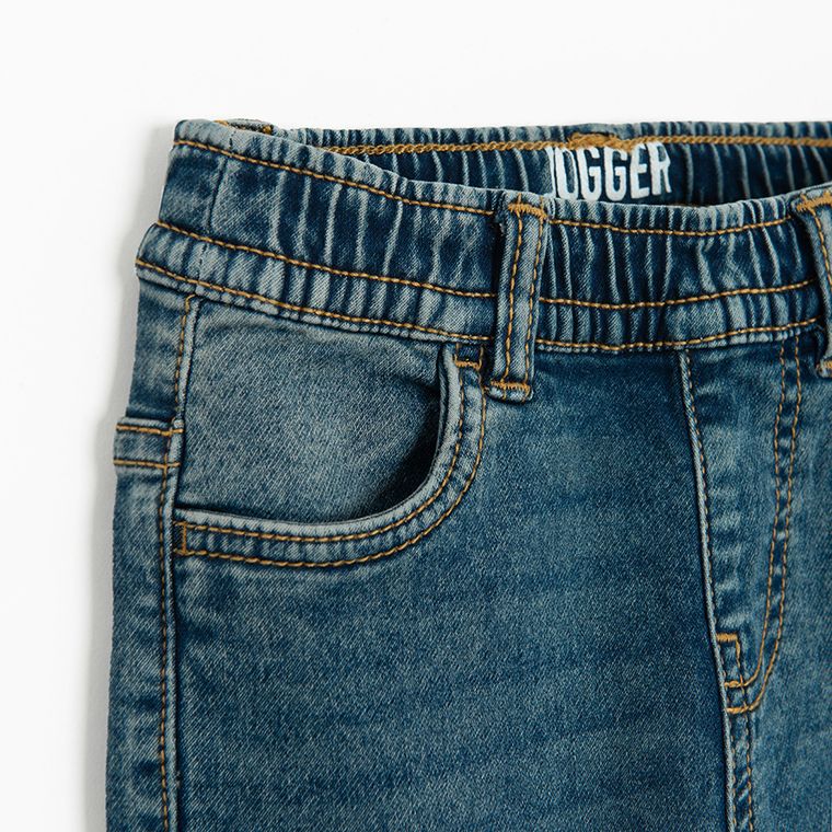 Cool Club, Blugi pentru baieti, croiala jogger, albastru