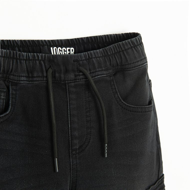 Cool Club, Blugi pentru baieti, jogger, negru