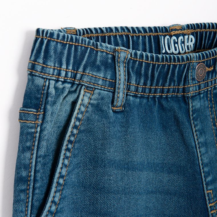 Cool Club, Blugi reglabili pentru baieti, jogger, albastru