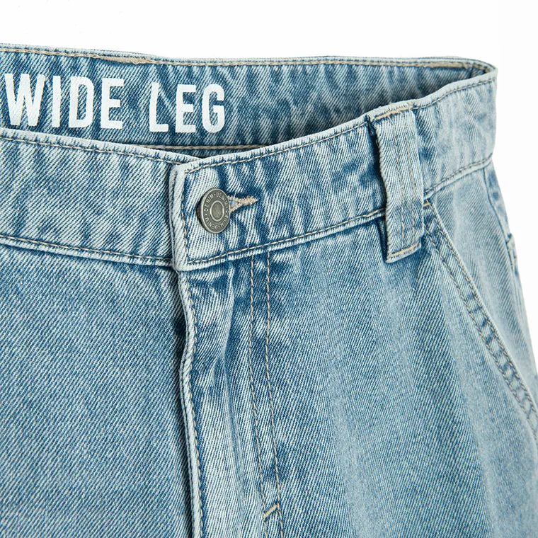 Cool Club, Blugi reglabili pentru baieti, wide leg, albastru