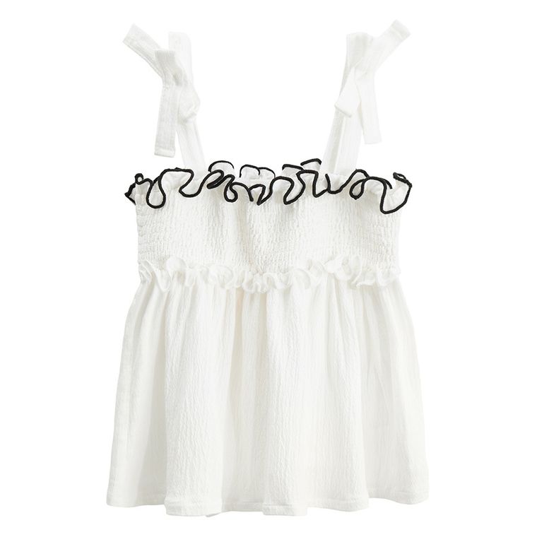 Cool Club, Bluza cu bretele, alb