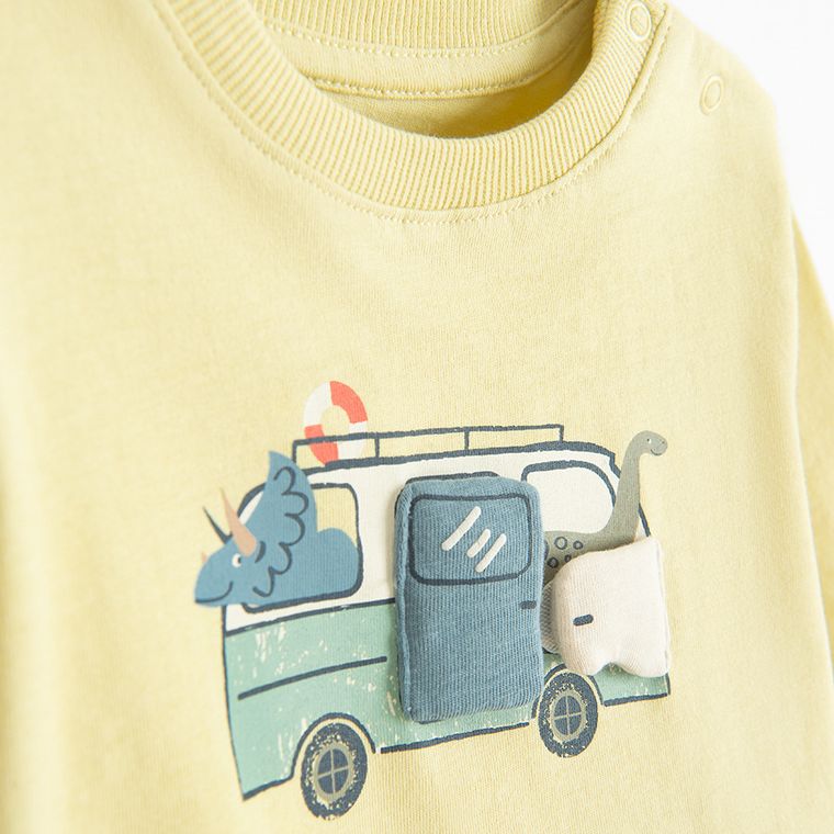 Cool Club, Bluza cu maneca lunga pentru baieti, galben