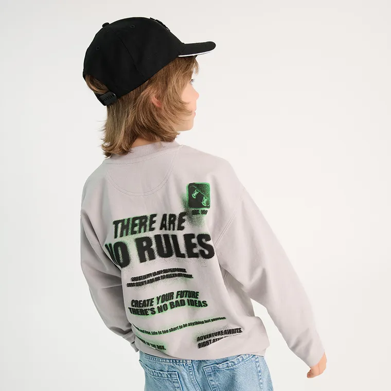 Cool Club, Bluza cu maneca lunga pentru baieti, gri