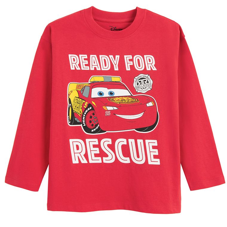 Cool Club, Bluza cu maneca lunga pentru baieti, mix, imprimeu Cars, set, 2 buc.