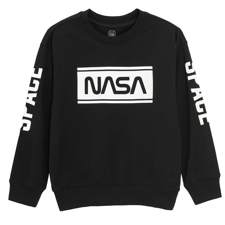Cool Club, Bluza cu maneca lunga pentru baieti, mix, imprimeu NASA, set, 2 buc.