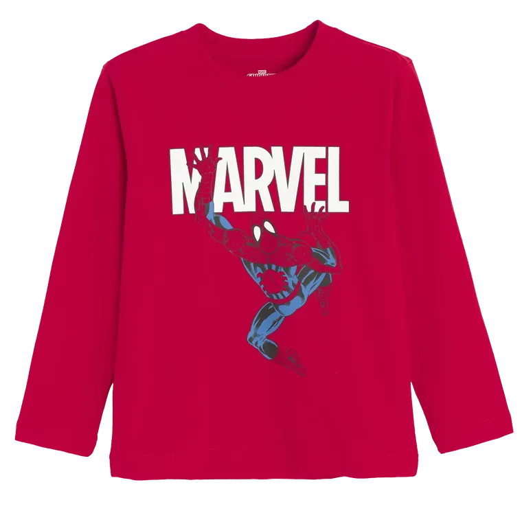 Cool Club, Bluza cu maneca lunga pentru baieti, mix, imprimeu Spider-Man, set, 2 buc.