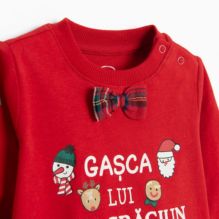 Cool Club, Bluza cu maneca lunga pentru baieti, rosu