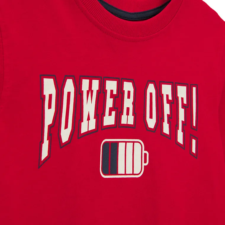 Cool Club, Bluza cu maneca lunga pentru baieti, rosu