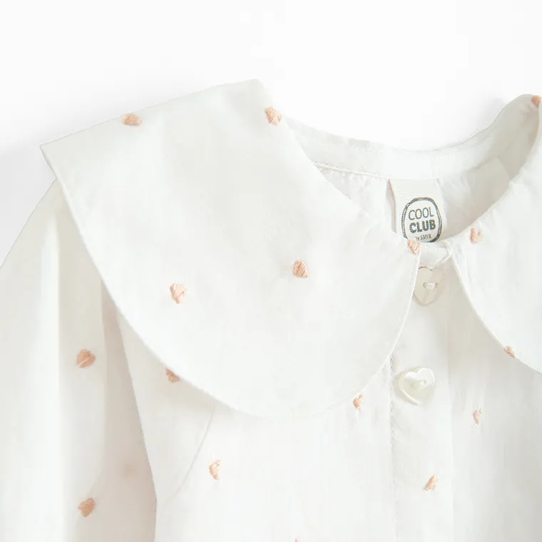 Cool Club, Bluza cu maneca lunga pentru fete, alb