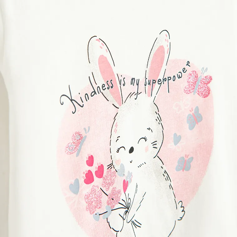 Cool Club, Bluza cu maneca lunga pentru fete, alb