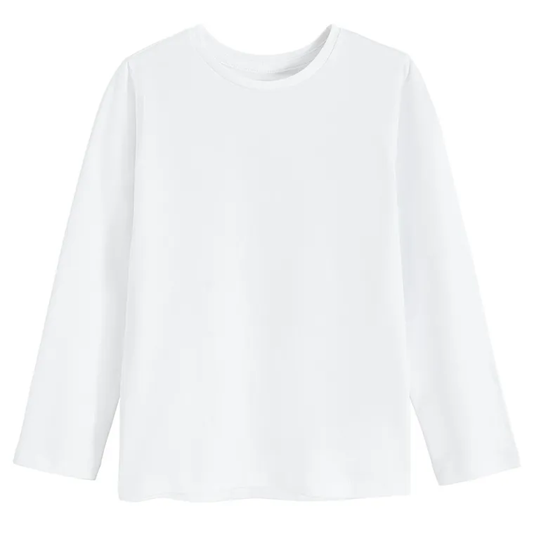 Cool Club, Bluza cu maneca lunga pentru fete, alb, set 2 buc.