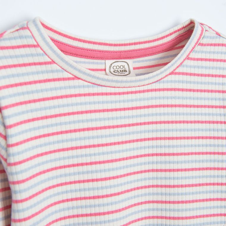 Cool Club, Bluza cu maneca lunga pentru fete, ecru