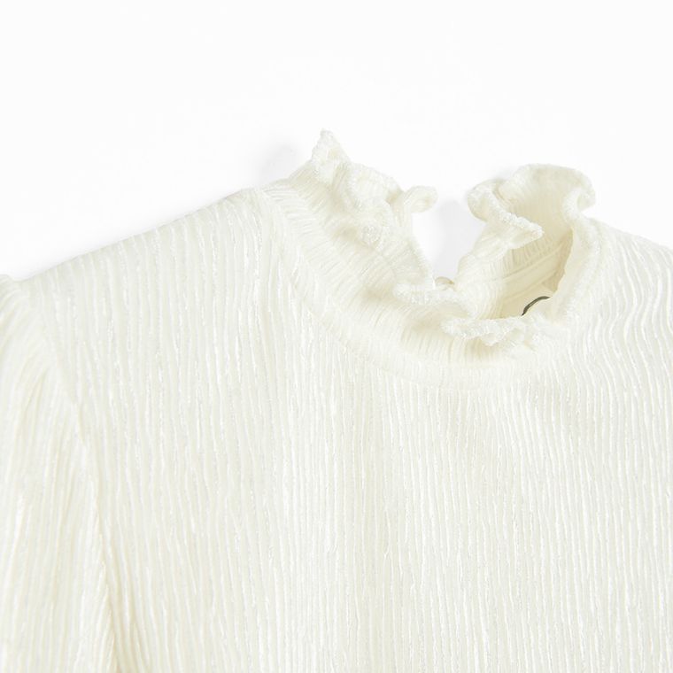 Cool Club, Bluza cu maneca lunga pentru fete, ecru