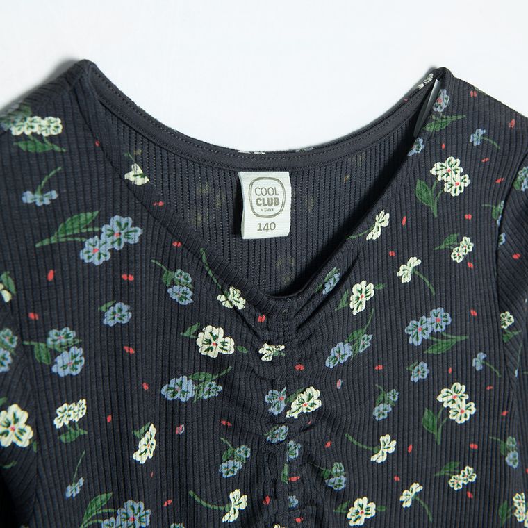 Cool Club, Bluza cu maneca lunga pentru fete, granit