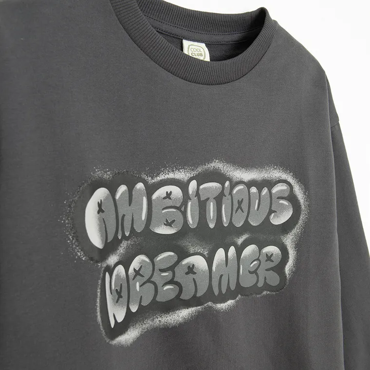 Cool Club, Bluza cu maneca lunga pentru fete, gri