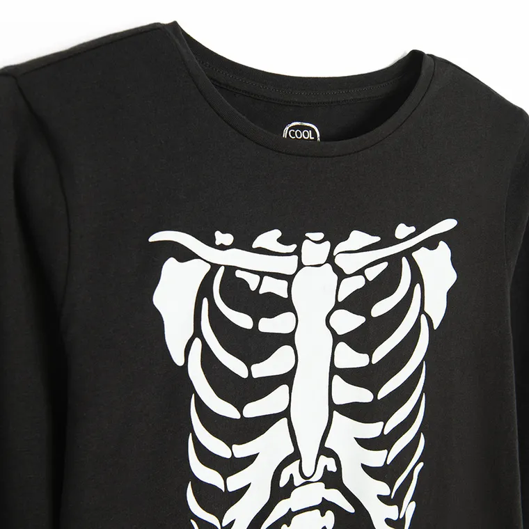 Cool Club, Bluza cu maneca lunga pentru fete, negru
