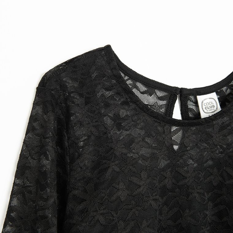 Cool Club, Bluza cu maneca lunga pentru fete, negru
