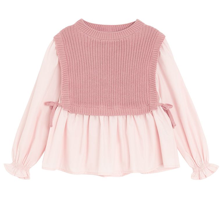 Cool Club, Bluza cu maneca lunga pentru fete, roz