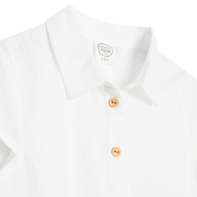 Cool Club, Bluza cu maneca scurta pentru fete, alb