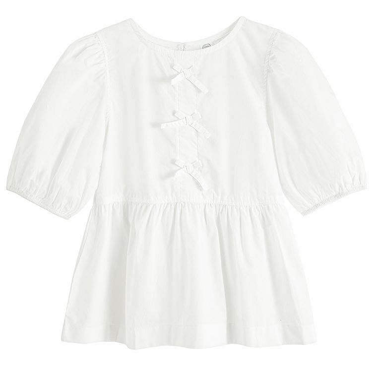 Cool Club, Bluza cu maneca scurta pentru fete, alb