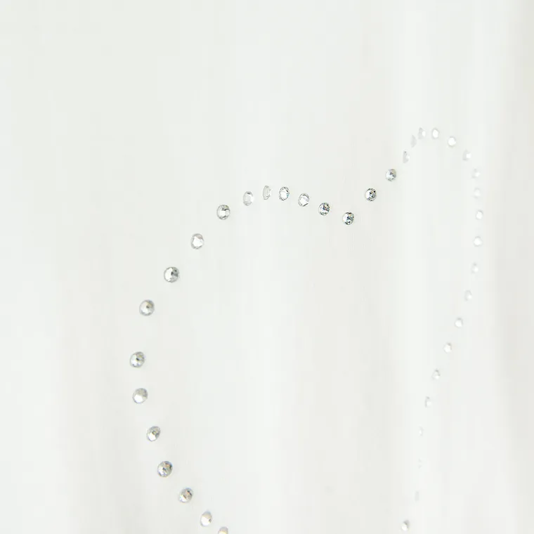 Cool Club, Bluza cu maneca scurta pentru fete, alb