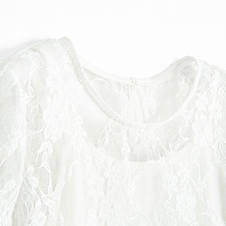 Cool Club, Bluza cu maneca scurta pentru fete, alb