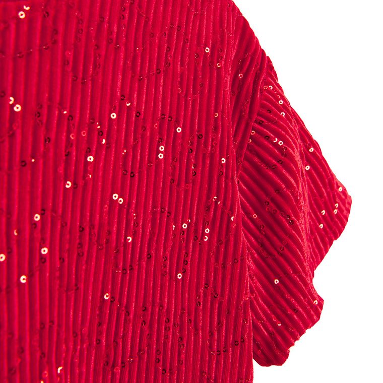 Cool Club, Bluza cu maneca scurta pentru fete, rosu