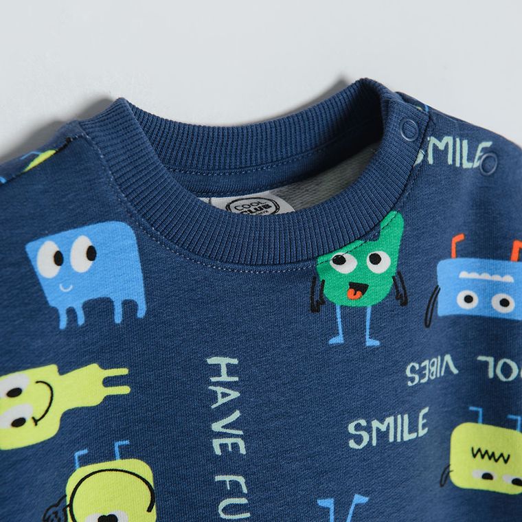 Cool Club, Bluza pentru baieti, bleumarin