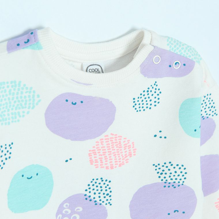 Cool Club, Bluza pentru fete, ecru