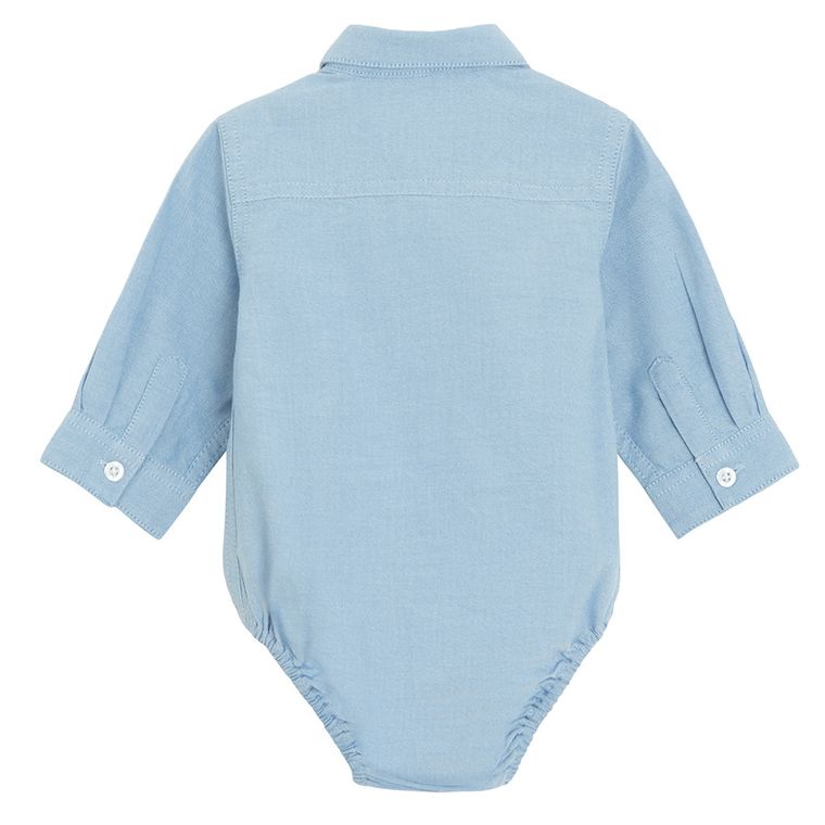 Cool Club, Body-camasa cu maneca lunga pentru baieti, albastru