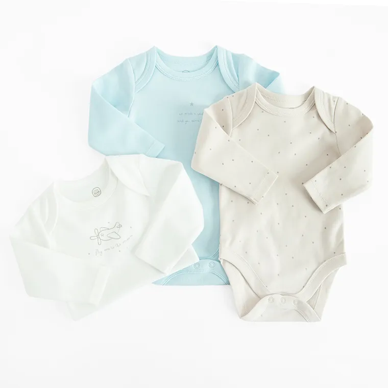Cool Club, Body cu maneca lunga pentru baieti, mix, set, 3 buc.