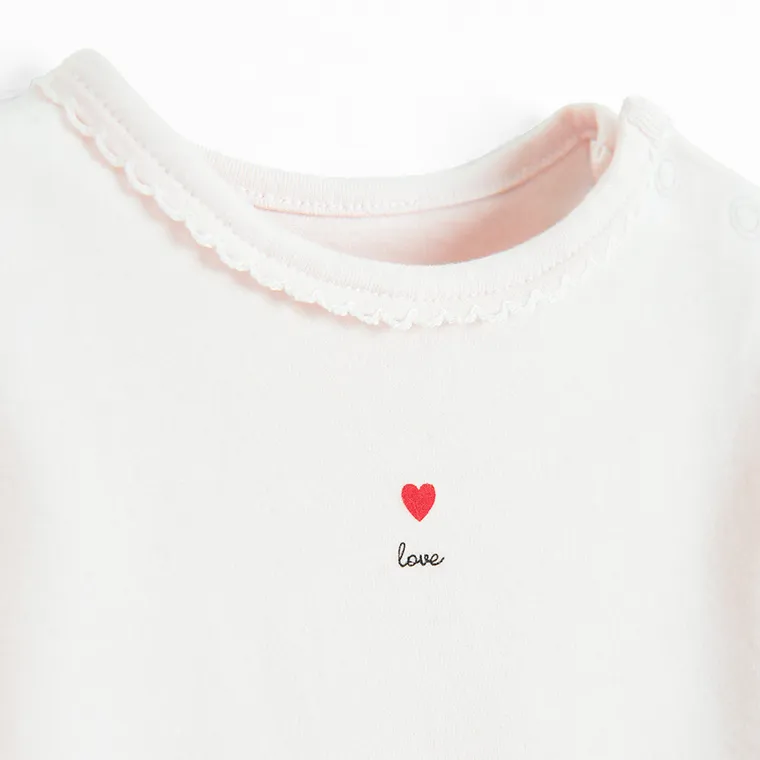 Cool Club, Body cu maneca lunga pentru fete, roz