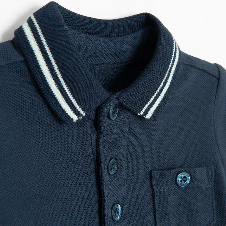 Cool Club, Body cu maneca scurta pentru baieti, albastru