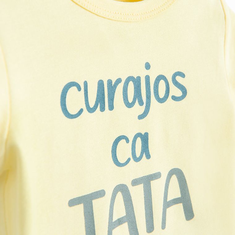 Cool Club, Body cu maneca scurta pentru baieti, galben