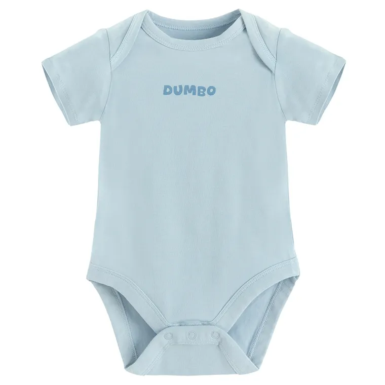 Cool Club, Body cu maneca scurta pentru baieti, mix, set, 4 buc., imprimeu Dumbo