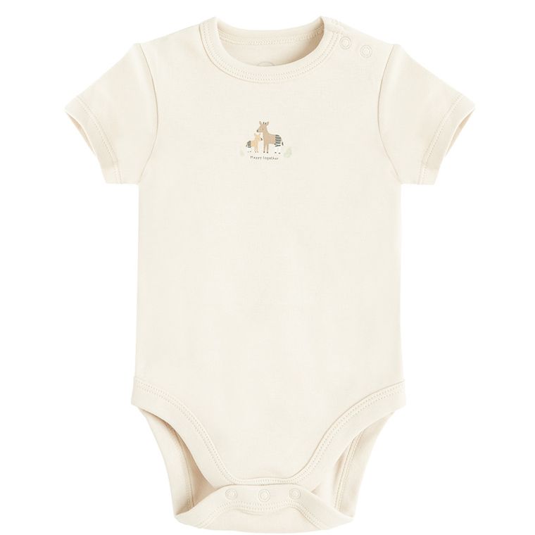 Cool Club, Body cu maneca scurta pentru bebelusi, mix, set, 4 buc.
