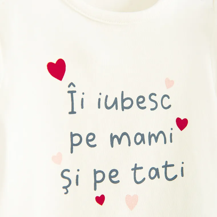 Cool Club, Body cu maneca scurta pentru fete, alb