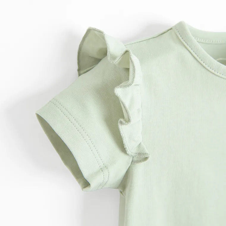 Cool Club, Body cu maneca scurta pentru fete, verde