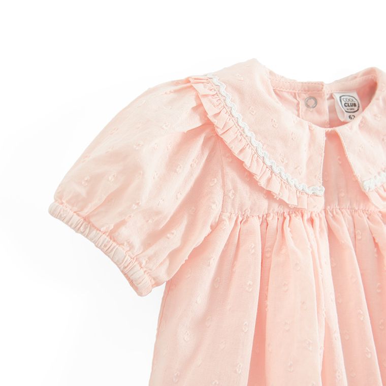 Cool Club, Body-rochie cu maneca scurta pentru fete, roz