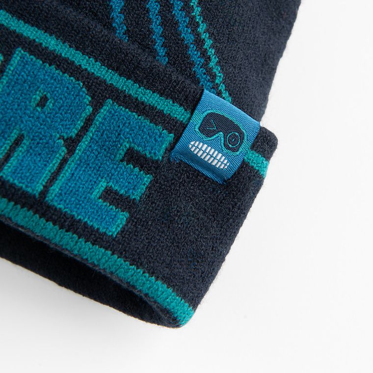 Cool Club, Caciula cu pompon pentru baieti, bleumarin