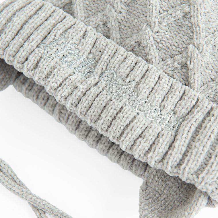 Cool Club, Caciula cu pompon pentru fete, gri