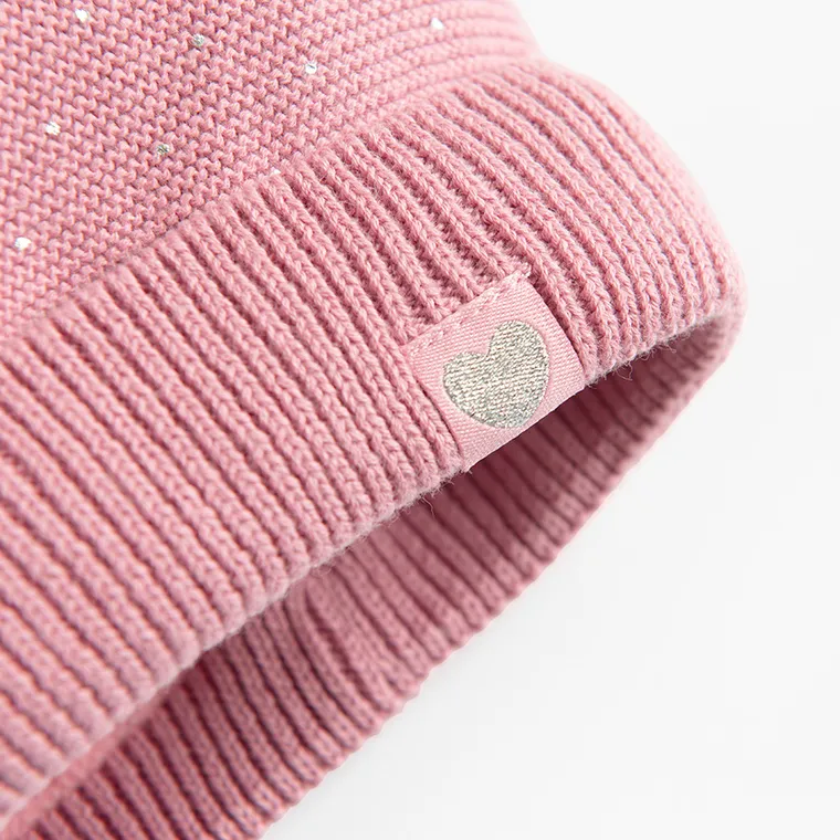 Cool Club, Caciula cu pompon pentru fete, roz