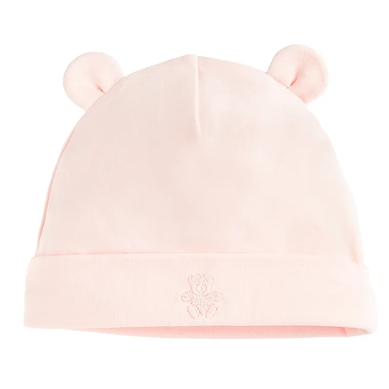 Cool Club, Caciula fete, roz deschis si alb, set 2 buc.