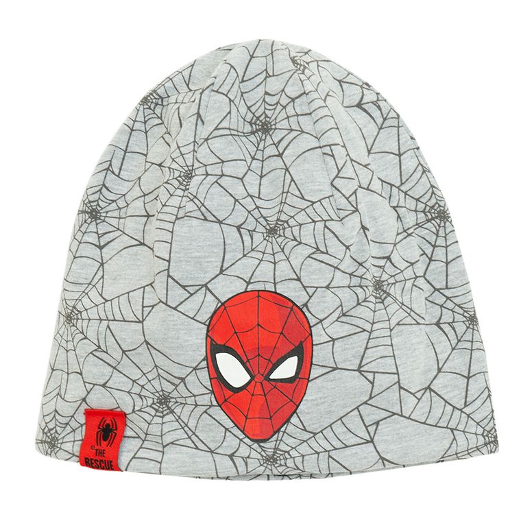 Cool Club, Caciula pentru baieti, cu doua fete, mix, imprimeu Spider-Man